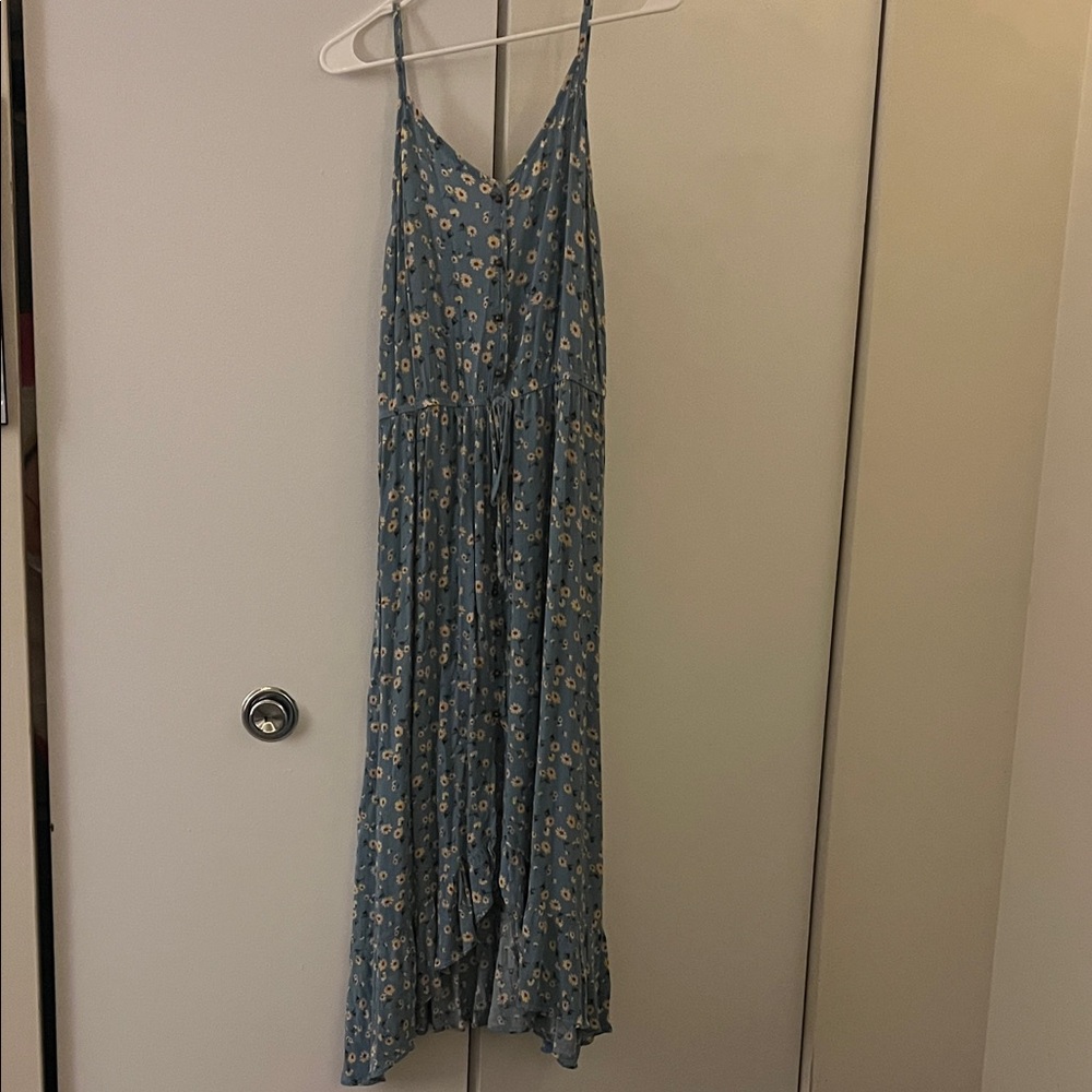 Rewind Blue Floral Maxi Dress